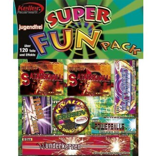 Super Fun Pack - über 120 Effekte - Jugendfeuerwerk - Keller