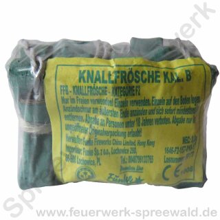 Funke Knallfrosch B - 7 Schläge - 5er Pack Knallfrösche B - Funke