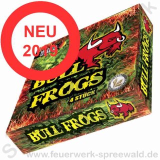 Bull Frogs Knallfrosch 4 Stk.Schachtel - Lesli