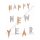 Happy New Year Party Kerzen Set - 12 Buchstaben Kerzen = HAPPY NEW YEAR