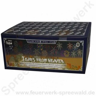 Tears from Heaven - 259 Schuss - 120 Sekunden - 2810 g NEM - Verbundbatterie - FUNKE - NUR ABHOLUNG!