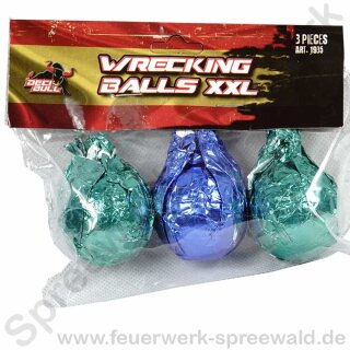 Wrecking Balls XXL - 3er Cracklingbälle - Lesli